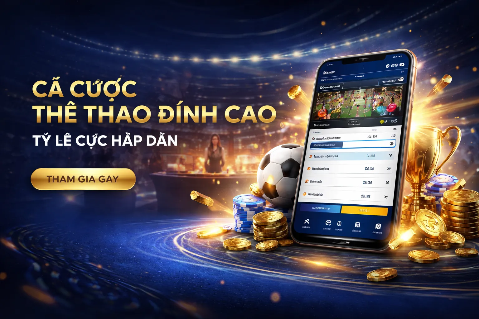 Nền tảng cá cược thể thao GA6789 sôi động