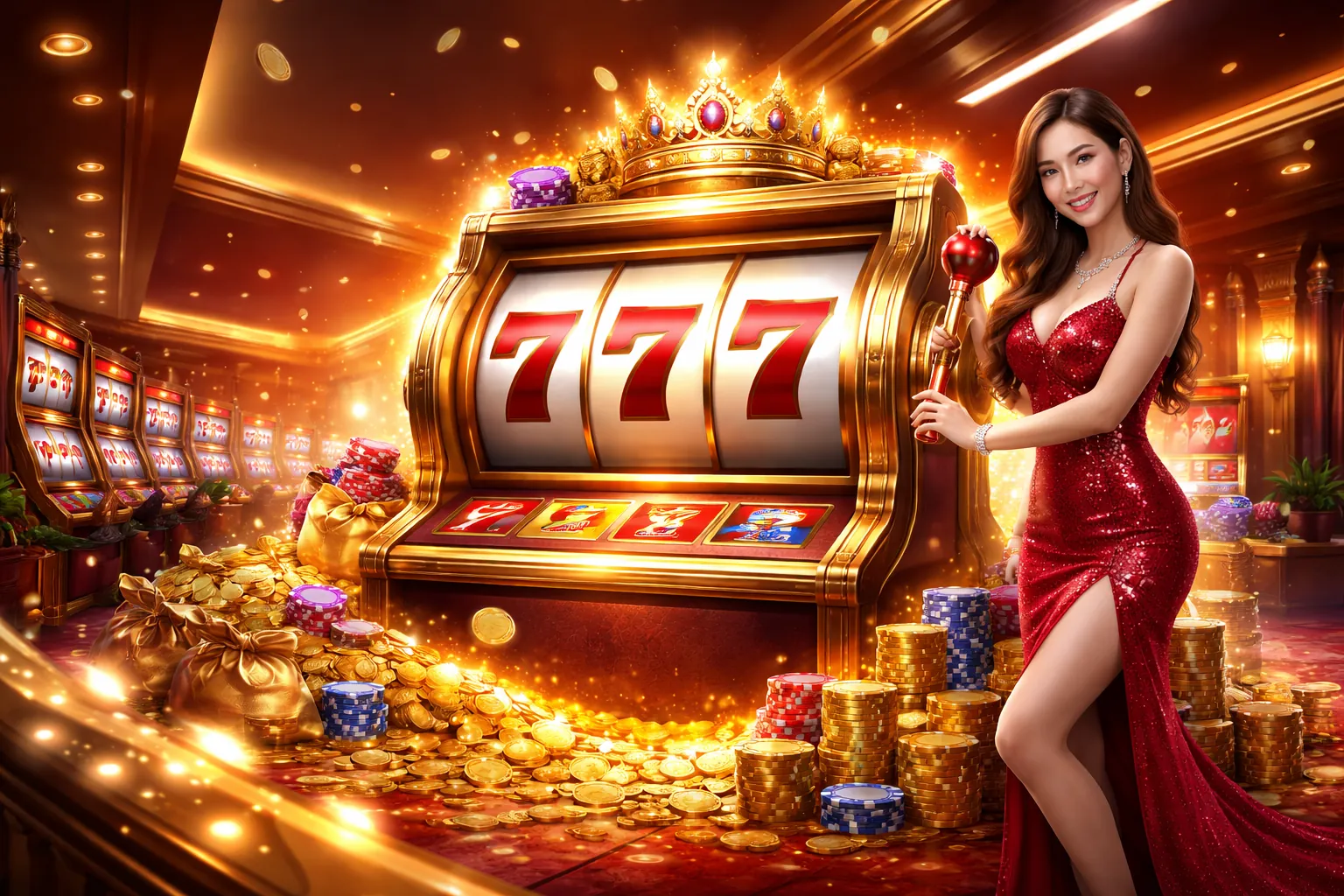 Hình ảnh sảnh casino trực tuyến tại GA6789