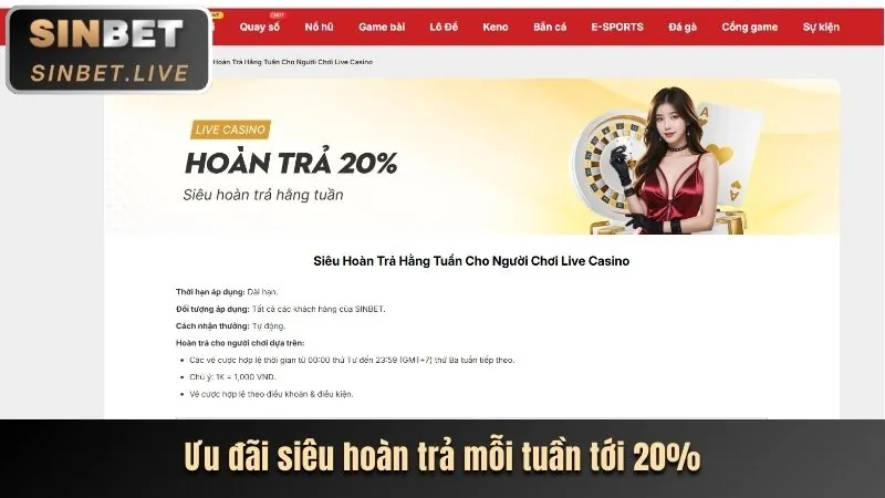 Chương trình VIP sv388 bet